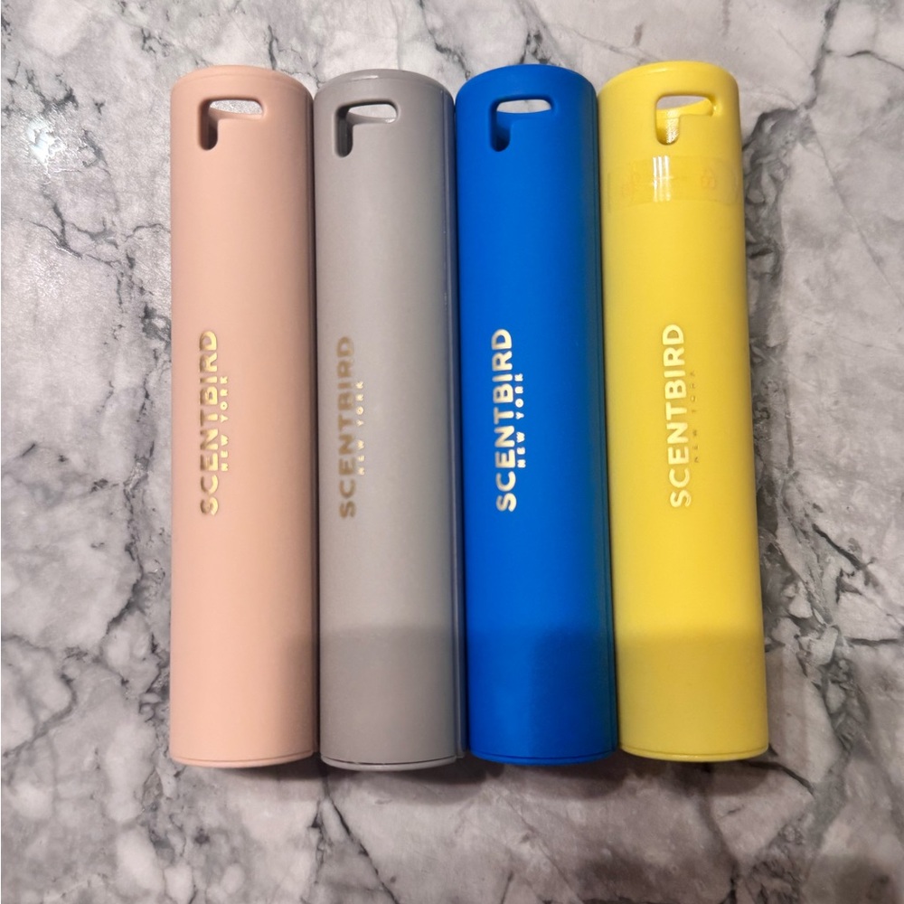 Scentbird Fragrance Case Set – 4 Colors (Pink, Gray, Blue, Yellow)